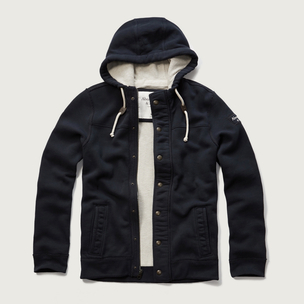 Mens WaffleLined Hoodie Mens Clearance