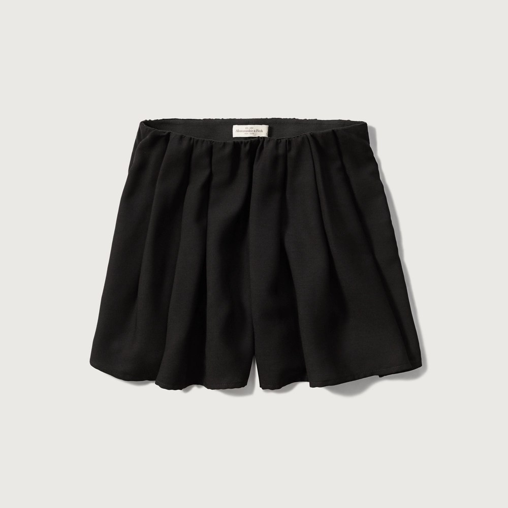 Womens Pleated Skater Shorts Womens Shorts Abercrombie.ca