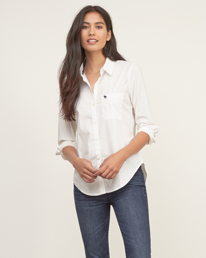 Womens Oxford Pocket Shirt Womens Shirts