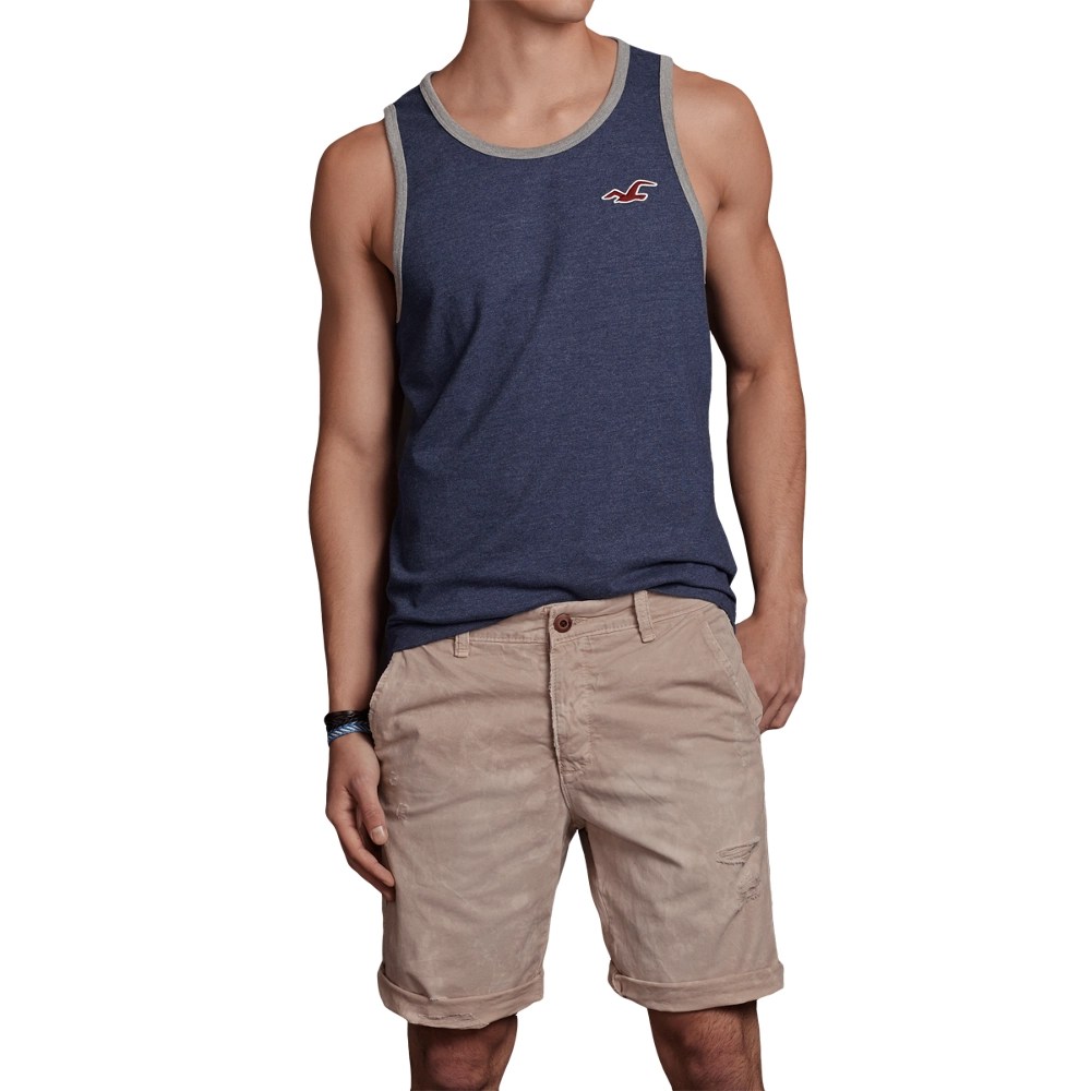 2013 NWT Mens Hollister By Abercrombie & Fitch Moonlight Beach Tank