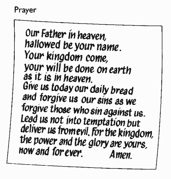 lord’s prayer angchronicles