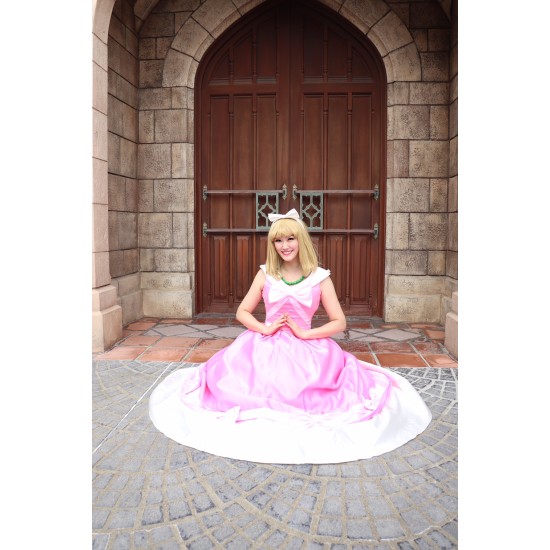 Cinderella Pink Dress Pattern