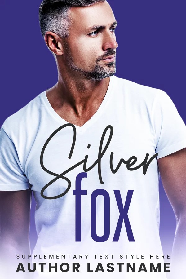 Silver Fox Premade Cover by Angela Haddon Romance Book Cover Design