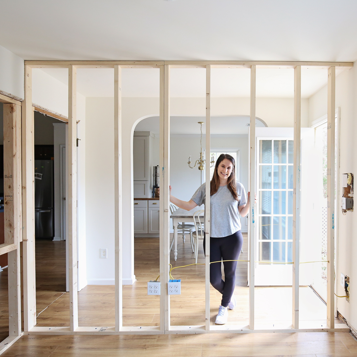 How to Build a Wall in an Existing Home Angela Marie Made