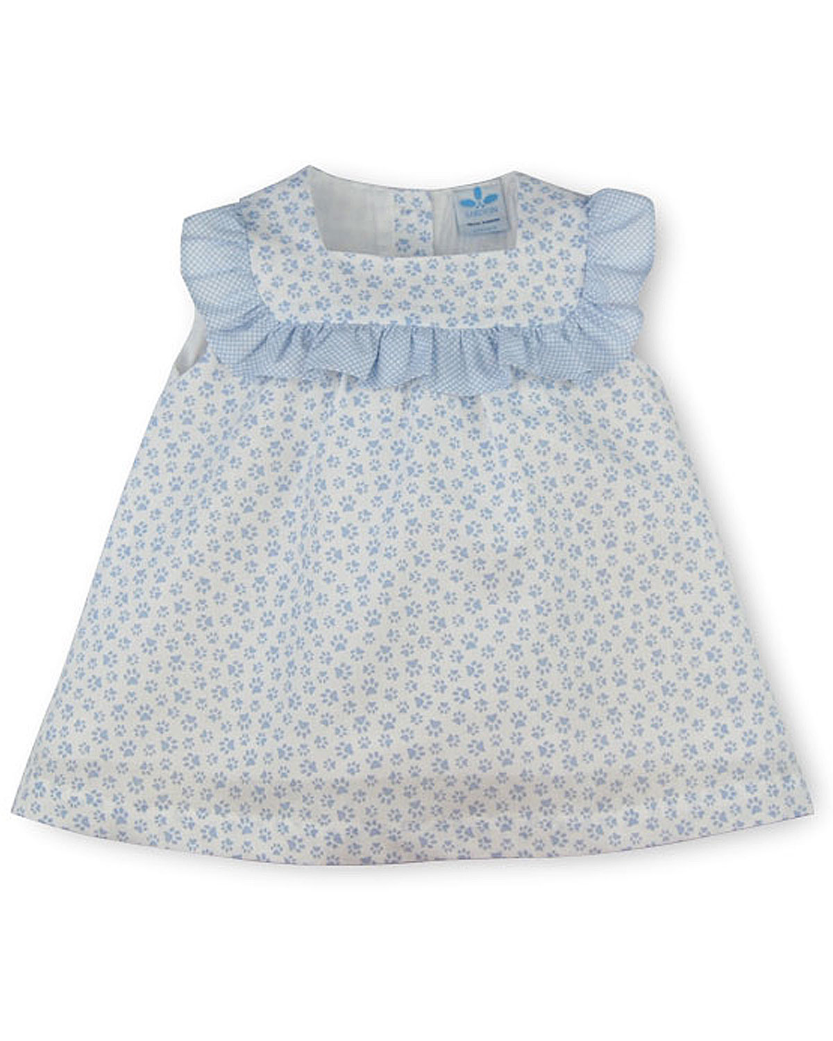 Sardon baby girls sleeveless paw print patterned summer dress 20FD705