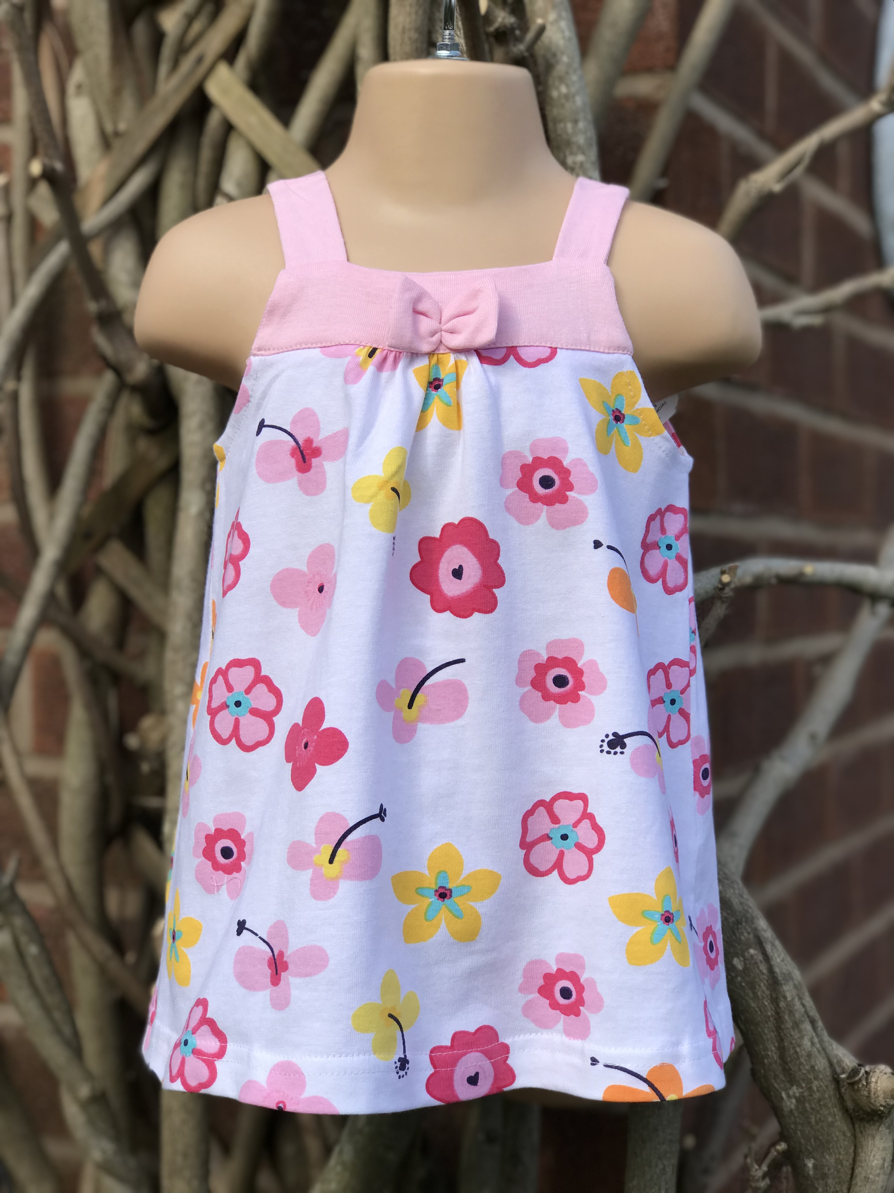 Sulfy baby girls summer dress 333319 pink
