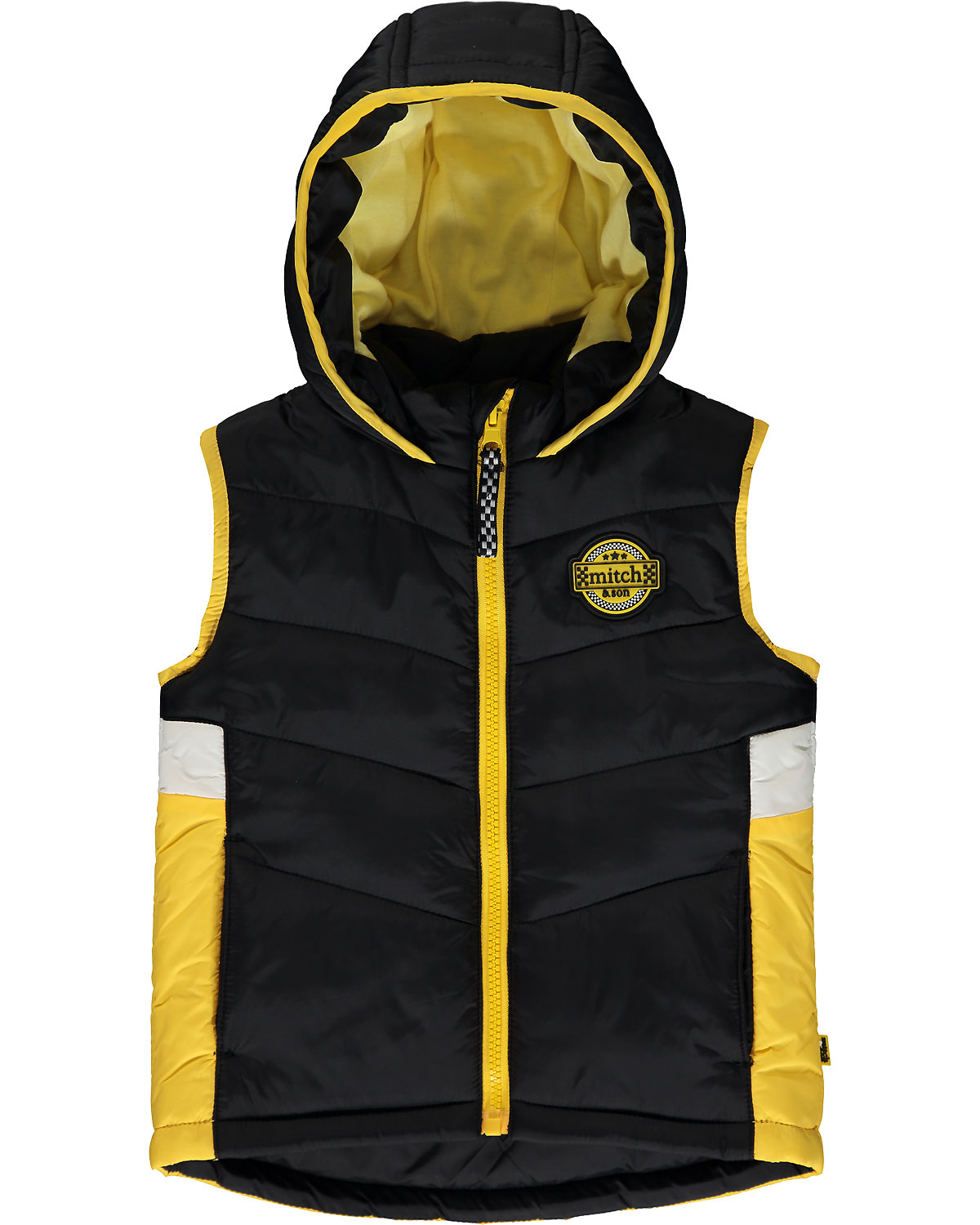 Mitch & Son boys new block colour padded winter gilet MS140420 Black