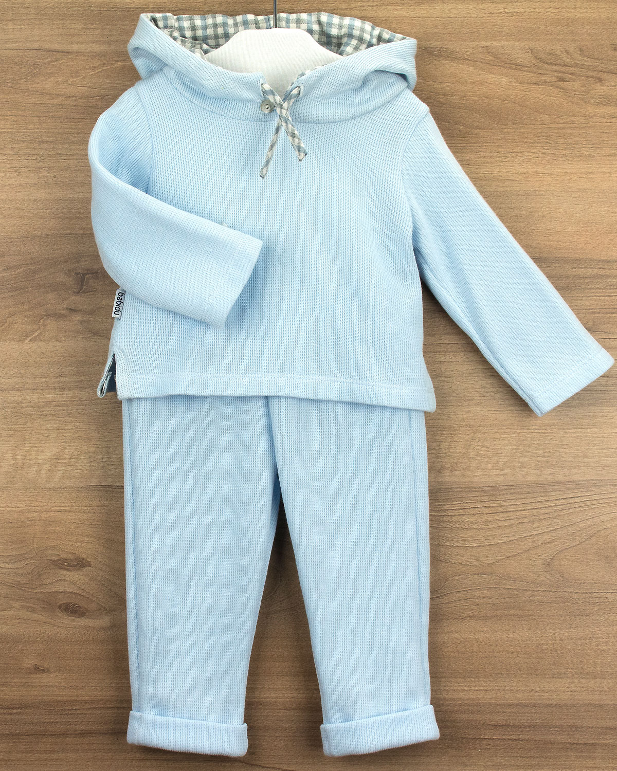 Babidu baby boys jumper and pants winter jog suit set 6326520 Blue