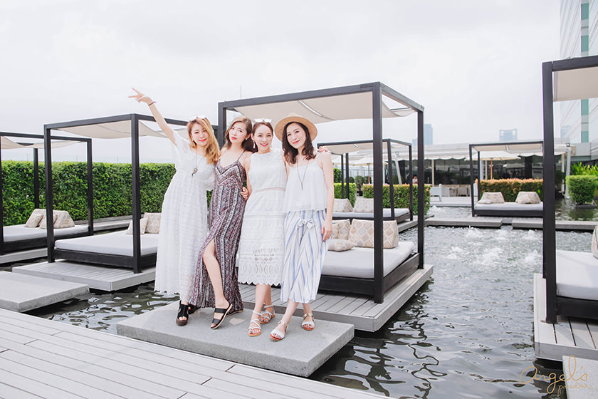 【曼谷】Centara Watergate Pavillion Hotel浮在水上的發呆亭&頂樓高空吧.近水門市場