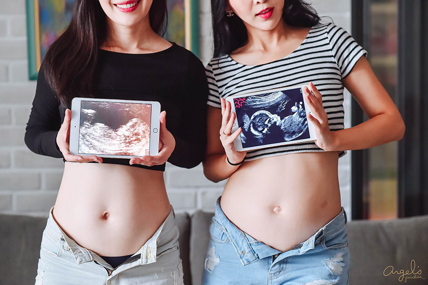 【驚喜】心連心❤我們要一起當媽咪了