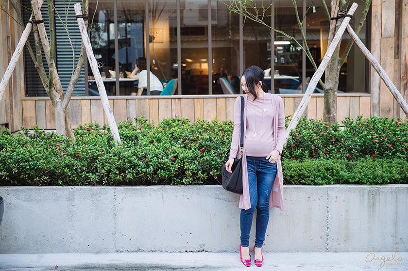 【穿搭】秋/孕媽咪的時尚穿搭週記❤24W~25W