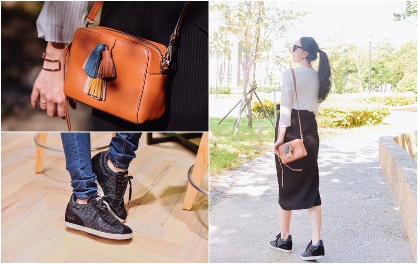 【敗家】Rebecca Minkoff牛皮繽紛流蘇小包+ASH-Guepard閃亮星星鞋