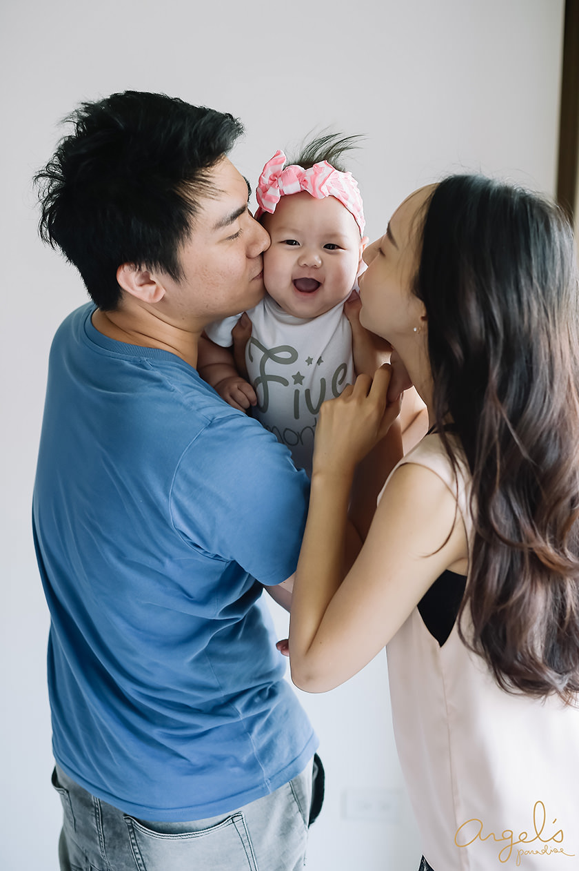 【成長紀錄】我的Riley寶寶滿五個月了❤剪胎毛,副食品,打卡介苗