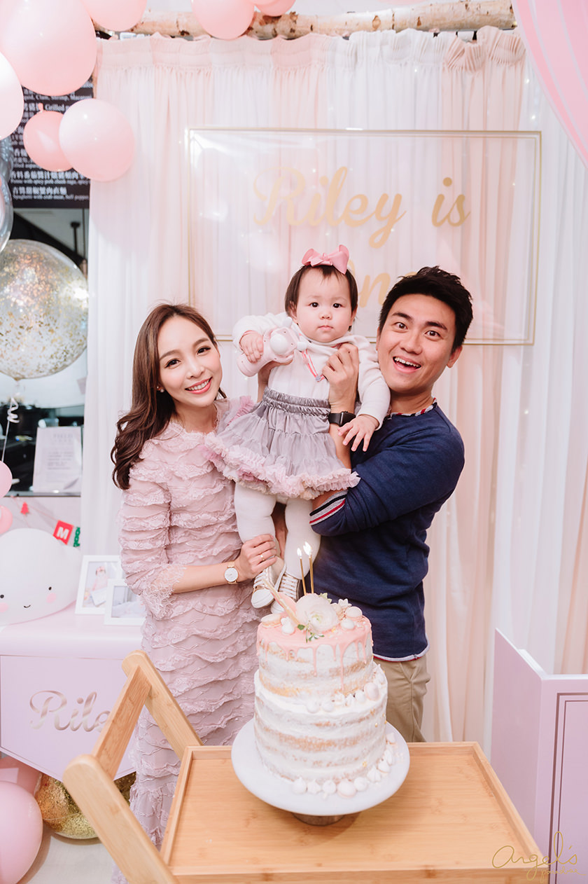 【慶生】幫女兒辦場一生難忘的週歲Party!一起瀰漫在粉紅泡泡的幸福快樂中