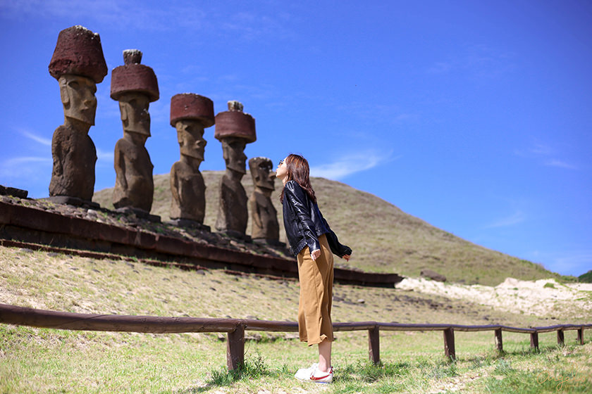 【復活節島】摩艾巡禮Part2~海灘邊的摩艾群&有眼睛的摩艾