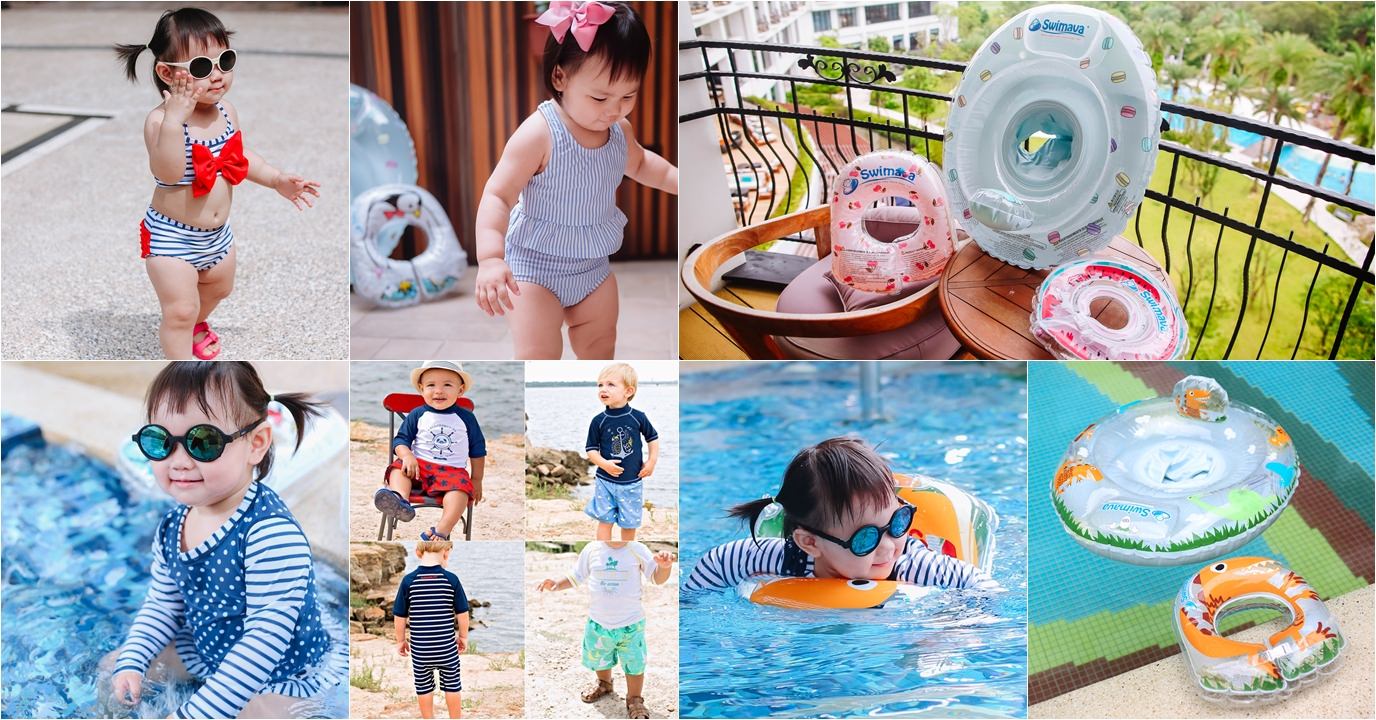 【育兒】Baby的夏季玩水特輯！英國Swimava泳具新花色+美國RuffleButts & RuggedButts防曬泳衣!