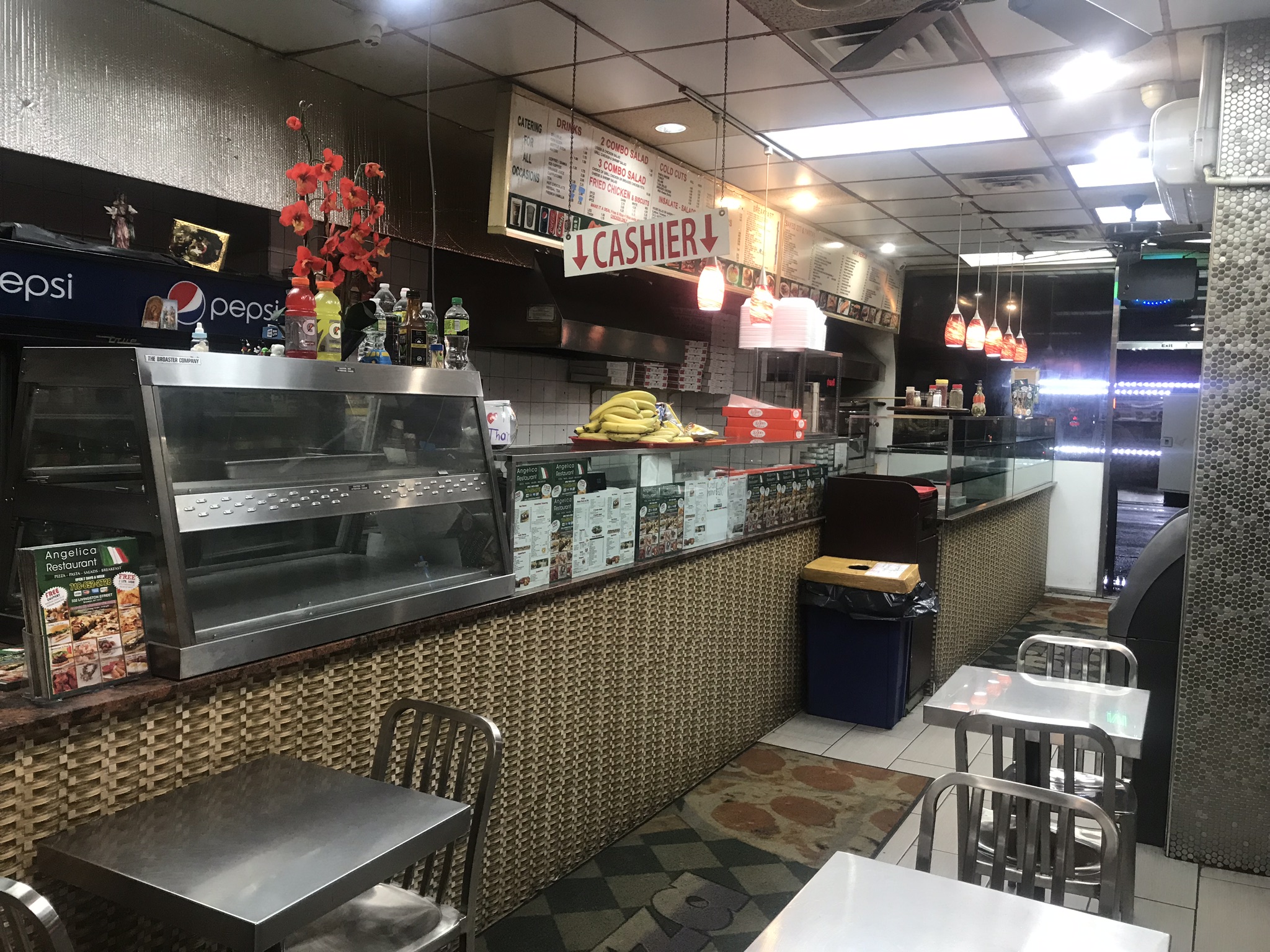 Angelica Pizza & Restaurant Brooklyn menu hours address and photos