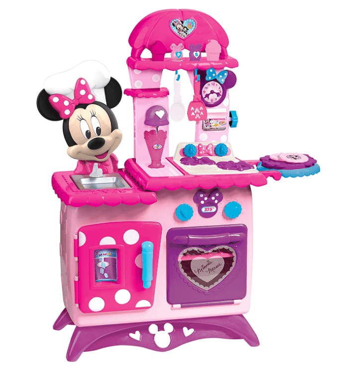 Cocina Para Niña Minnie Mouse Con Accesorios Y Sonidos Angelitos A La