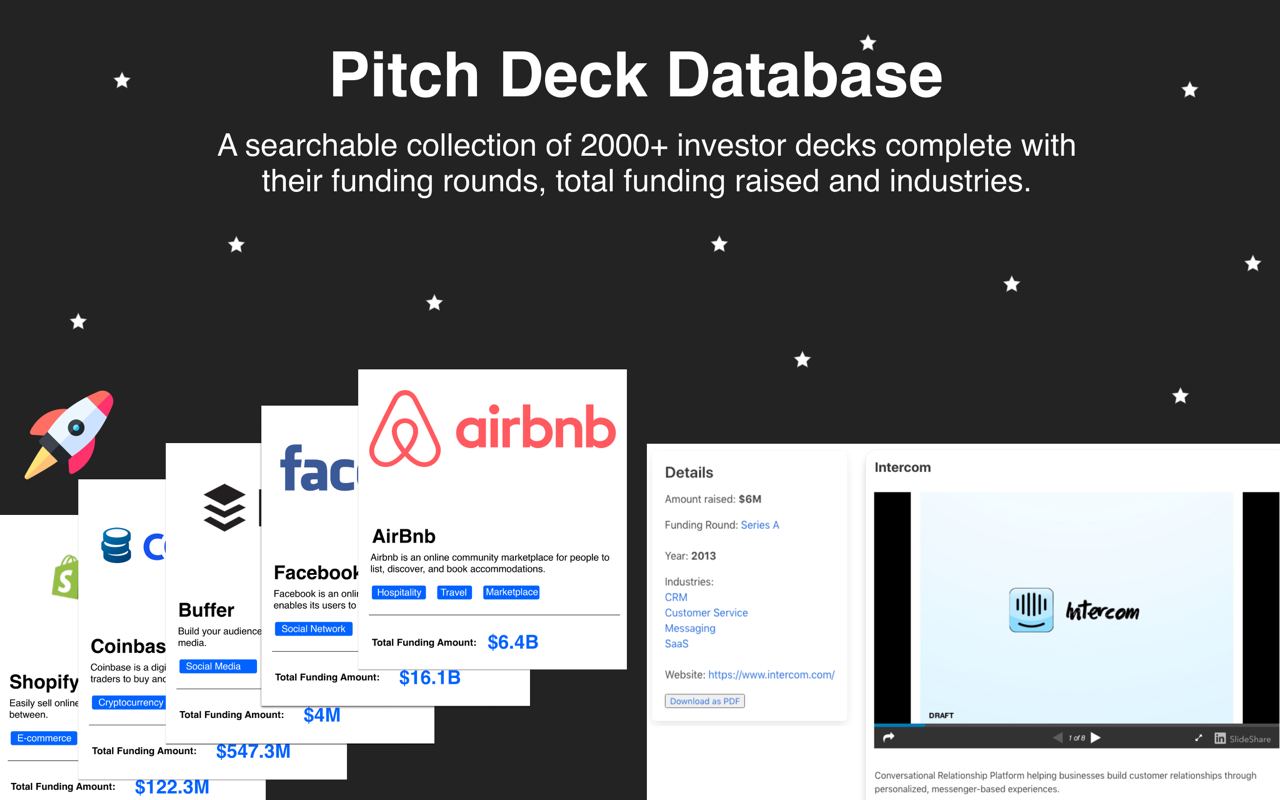 Pitch Deck Database💰