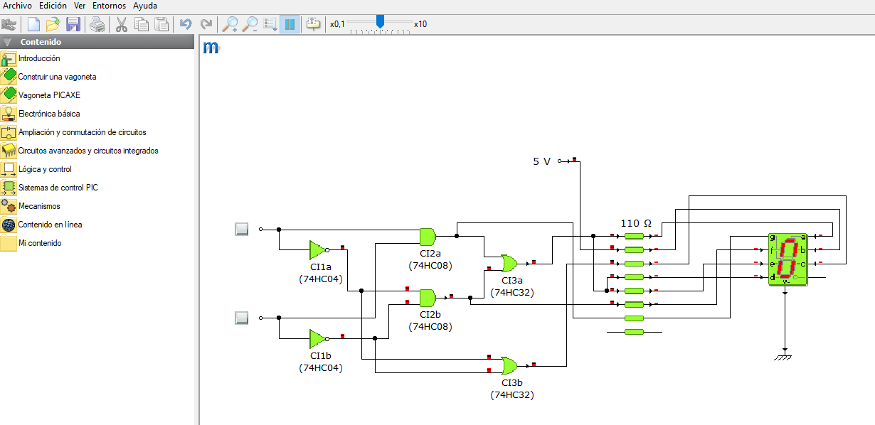 CrocodileClips Electrónica digital