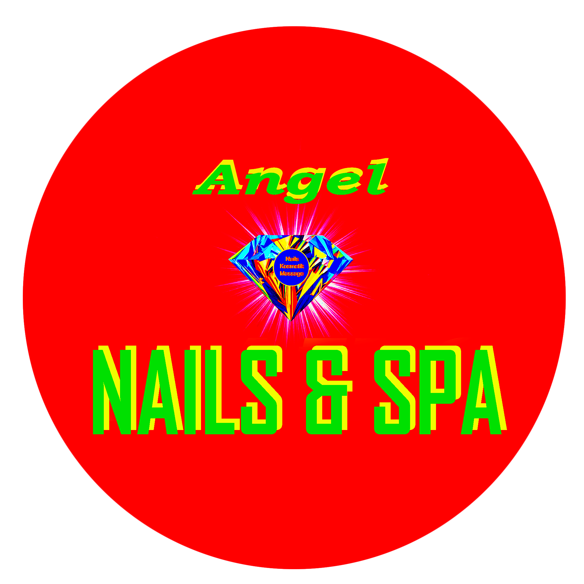 Professionelle Angelnailskosmetikmassage für ein schöneres und
