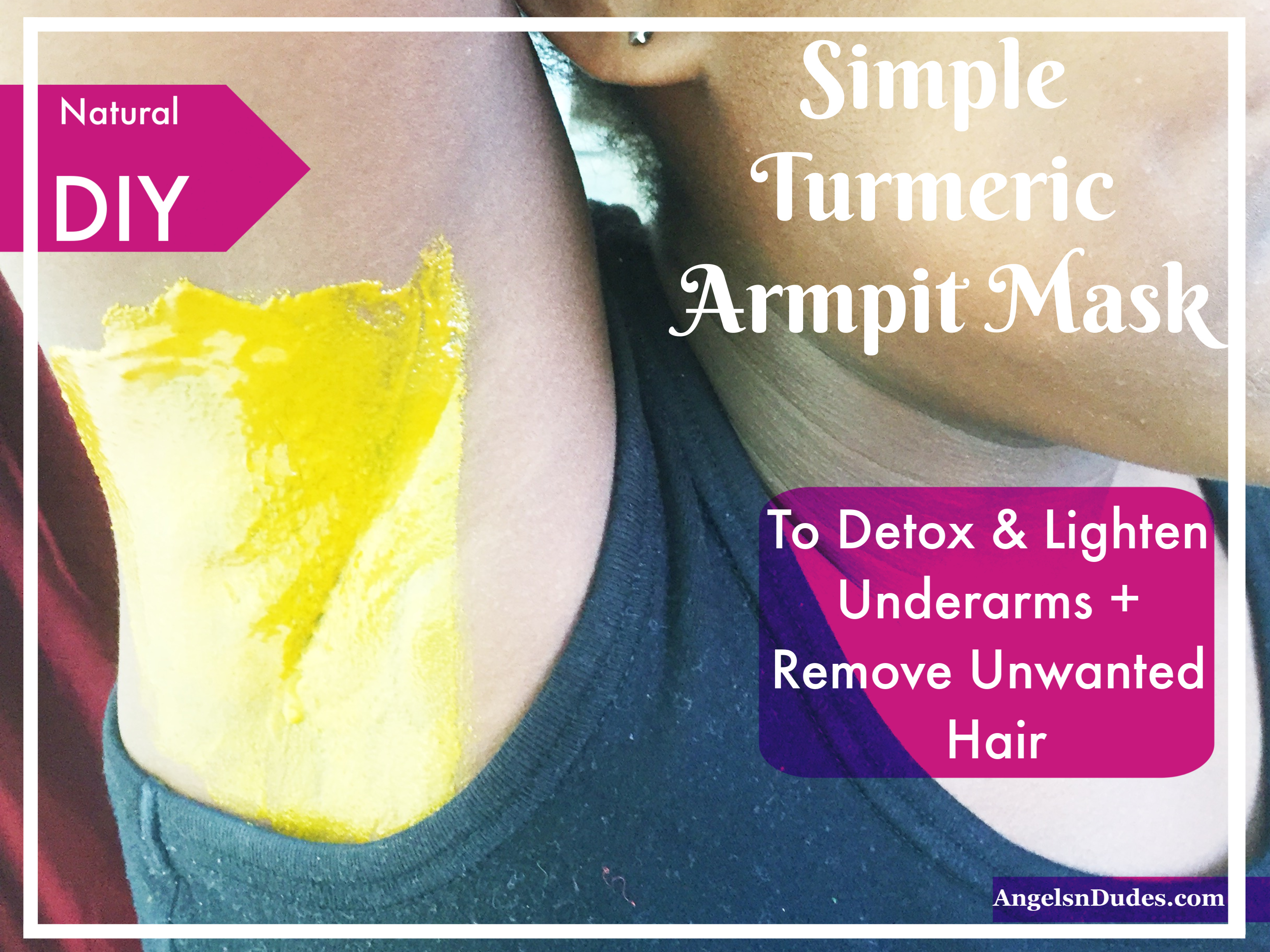 How To Lighten Your Underarms With Turmeric Drawultra