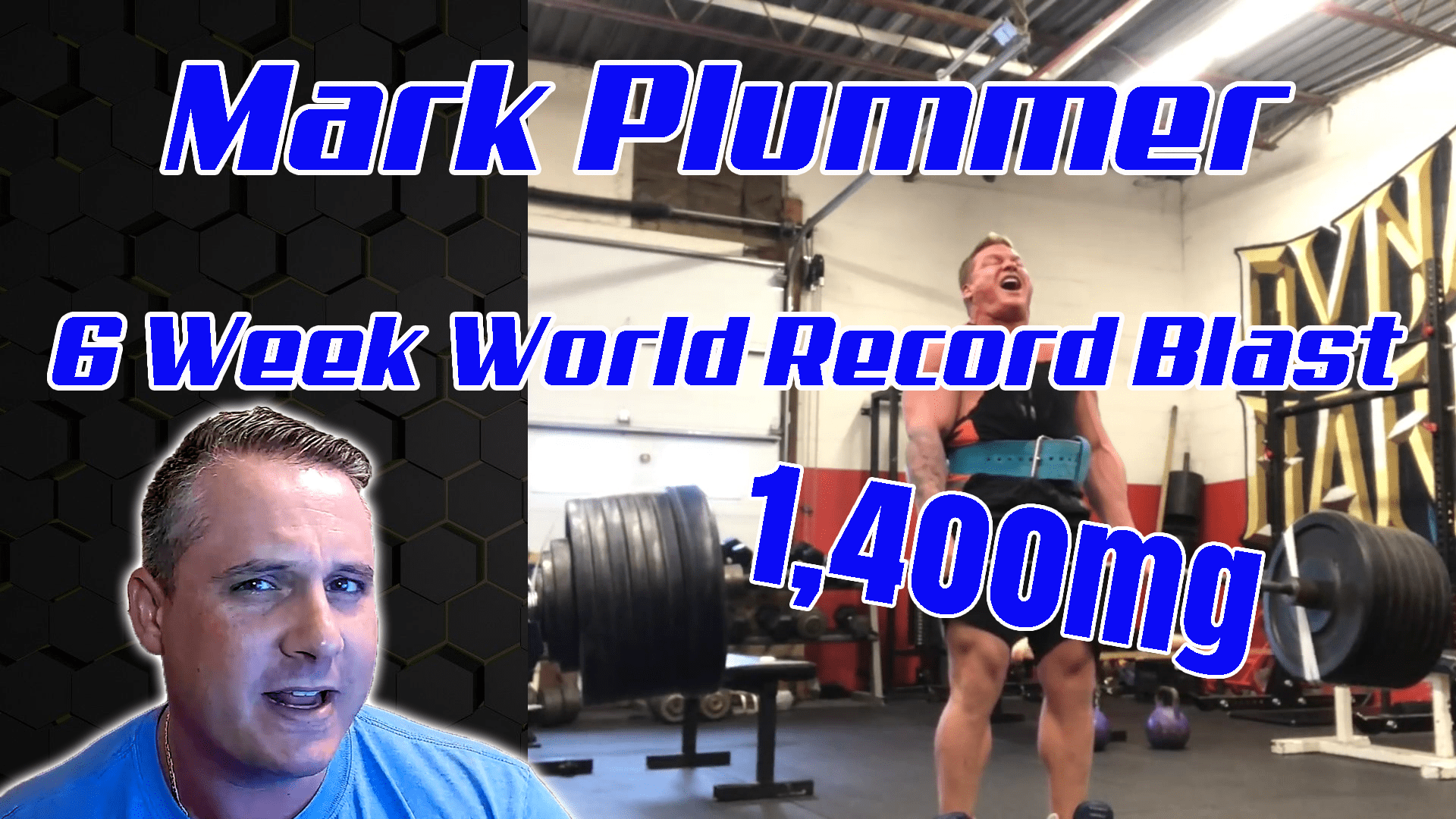 Mark Plummer’s 6 Week World Record Blast! 2,300lbs at 198lbs! Wow