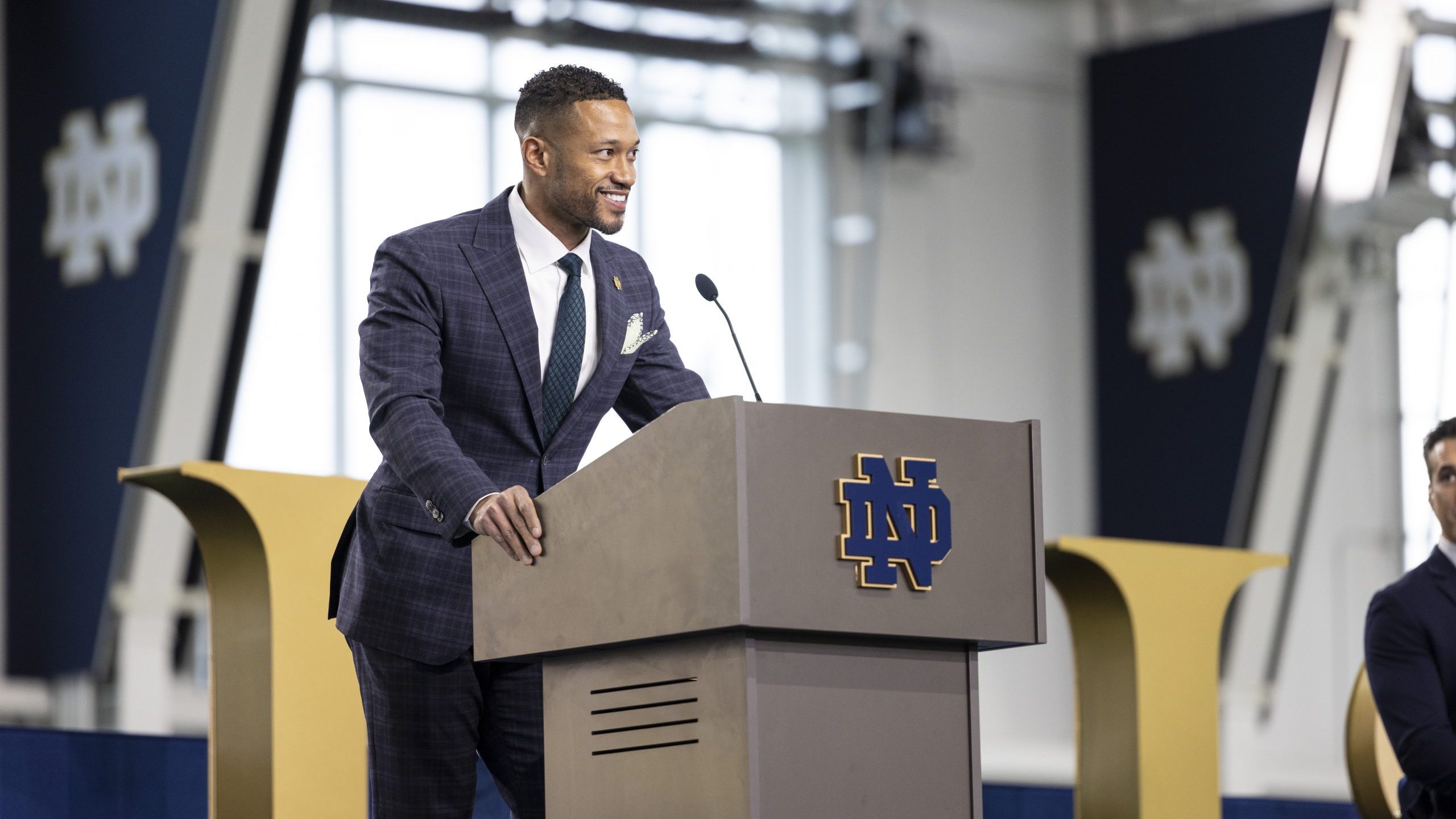 Notre Dame head football coach Marcus Freeman joins the Catholic Church