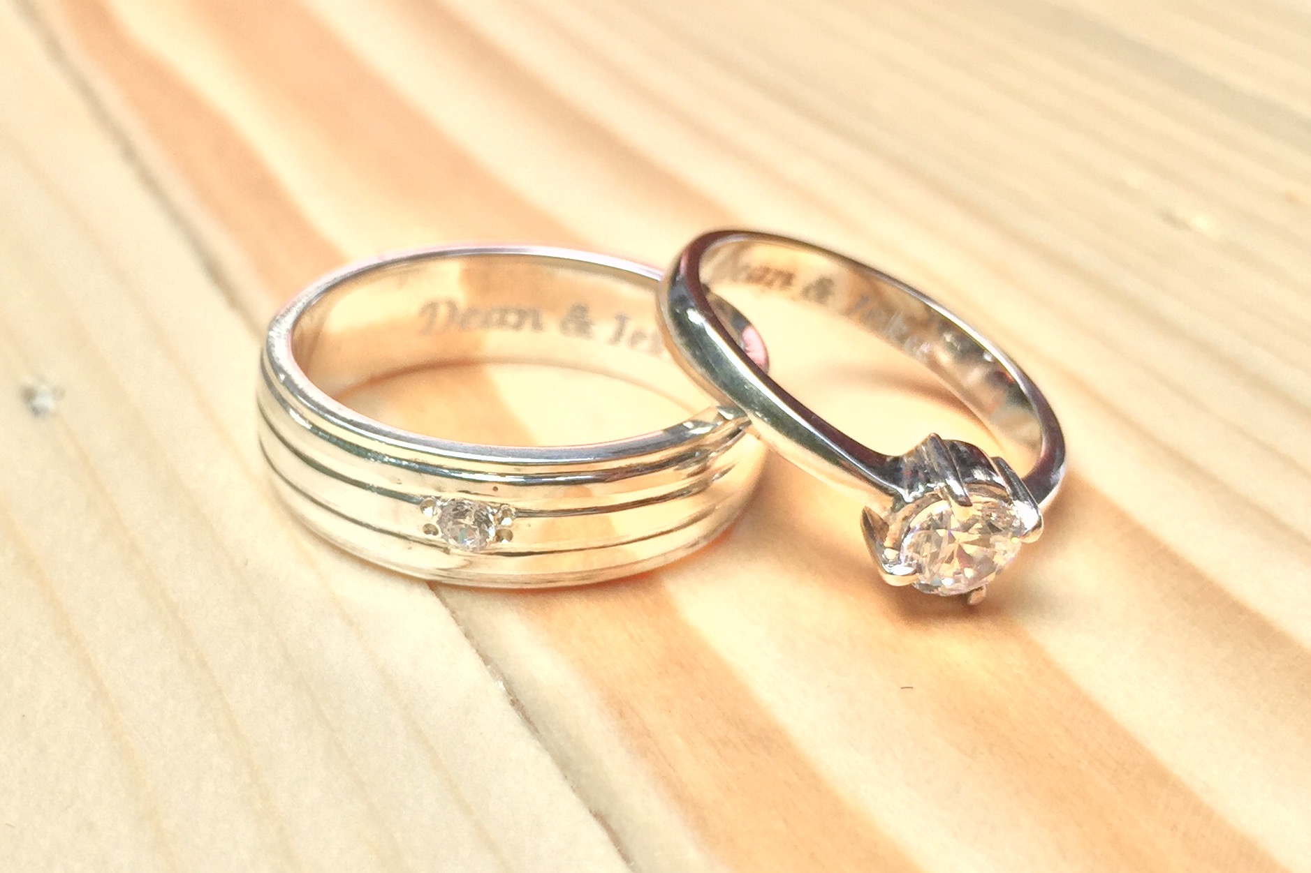 CINCIN SEPASANG (COUPLE RING) UNTUK TEMPAHAN (HAND MADE