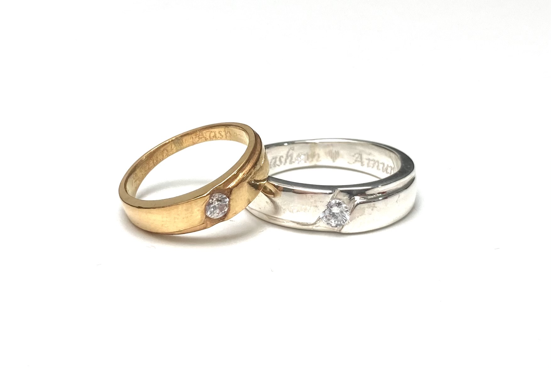 Cincin Sepasang Buatan Tangan / Hand Made Couple Ring SCR