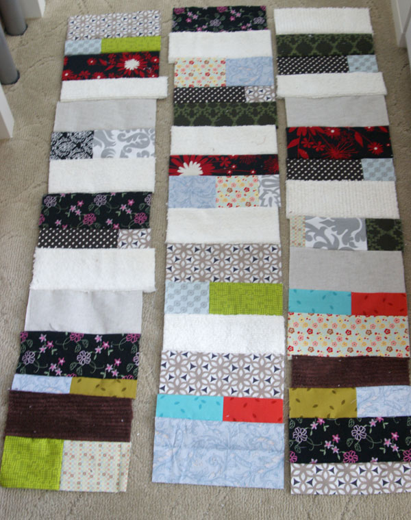 A Scrappy Patchwork Rug for the Kitchen Another Easy Sewing Project
