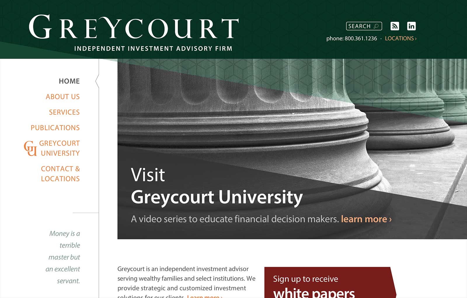Announcing the shiny, new Greycourt website the ANGLED UPDATE