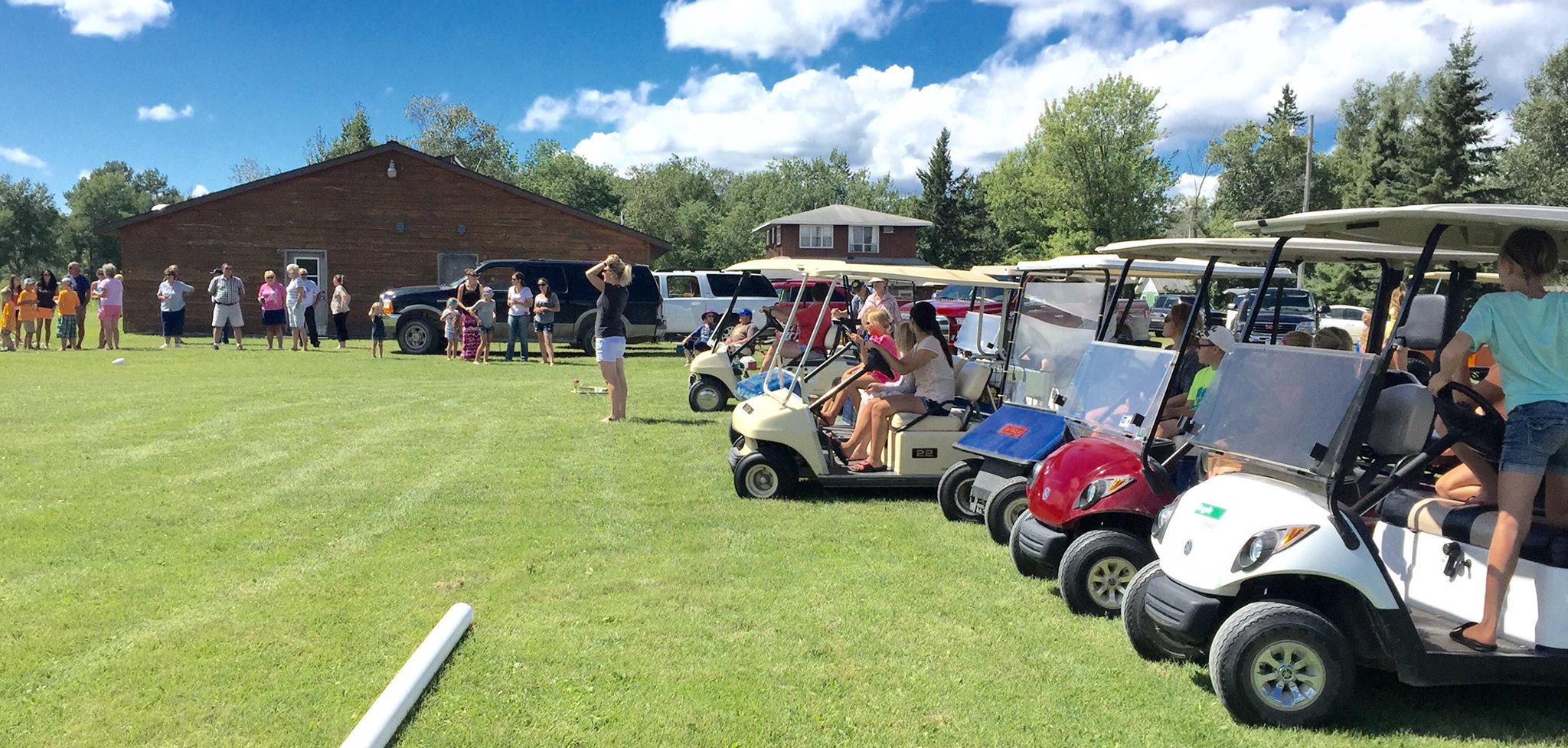 golfcartrace Kellie Knight’s “Angle Full of Grace”