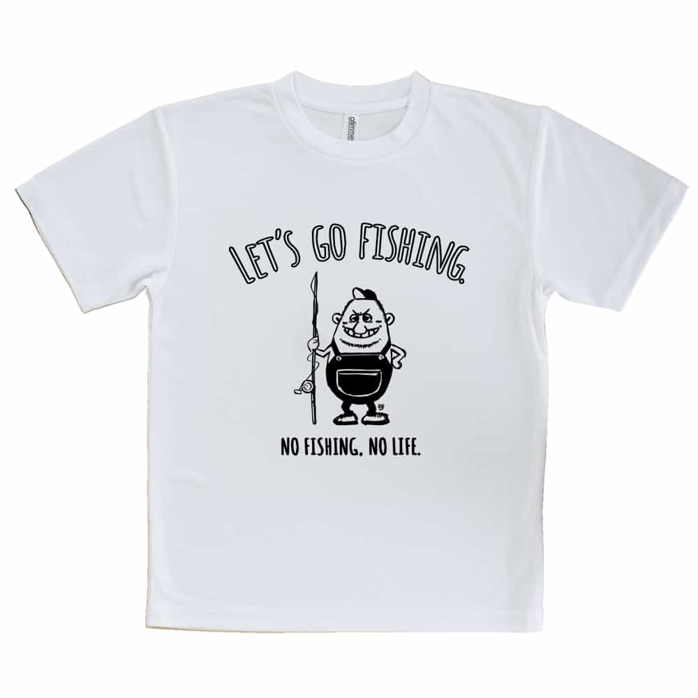 【Tシャツ】【釣りざんまい】レッツゴーフィッシング ポッチャリアングラー / Anglers case