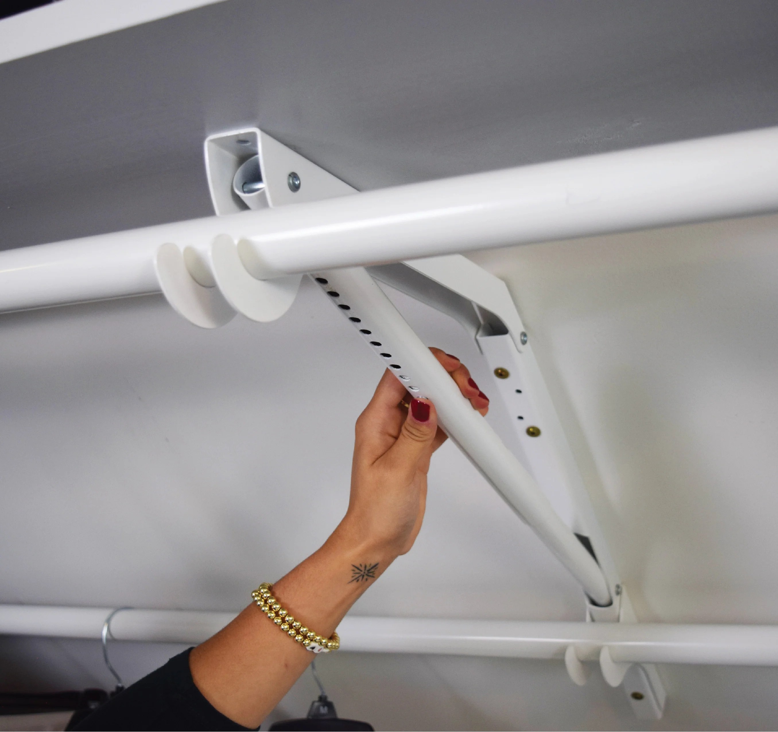 Sloped Ceiling Closet Rod Support Shelly Lighting