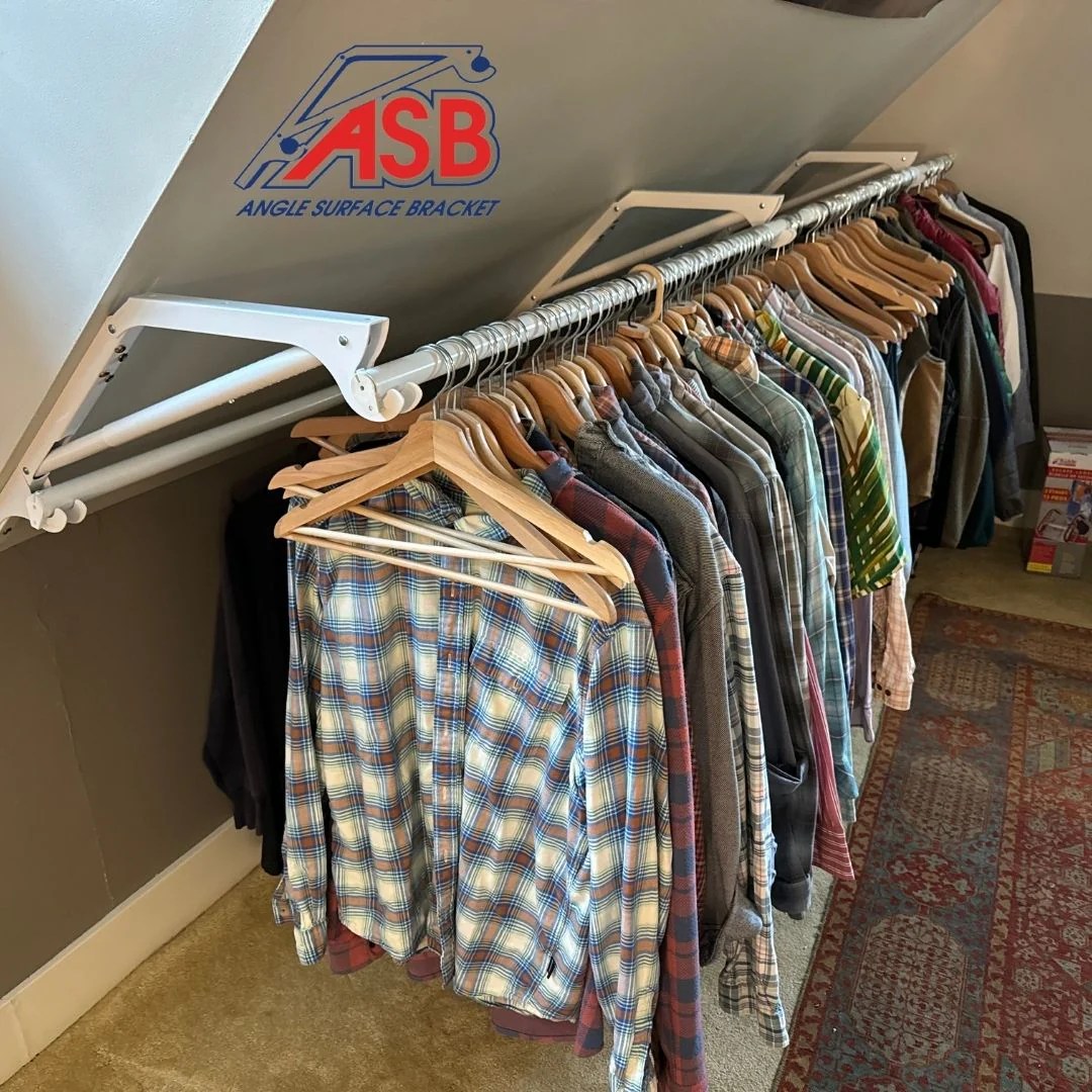 Sloped Ceiling Closet Rod Support Shelly Lighting