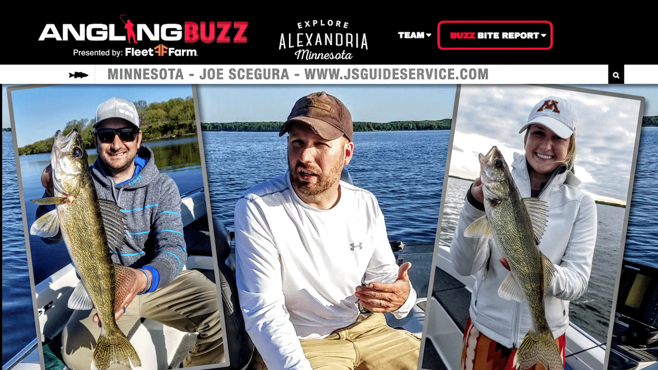Alexandria Area (MN) Fishing Report Joe Scegura AnglingBuzz