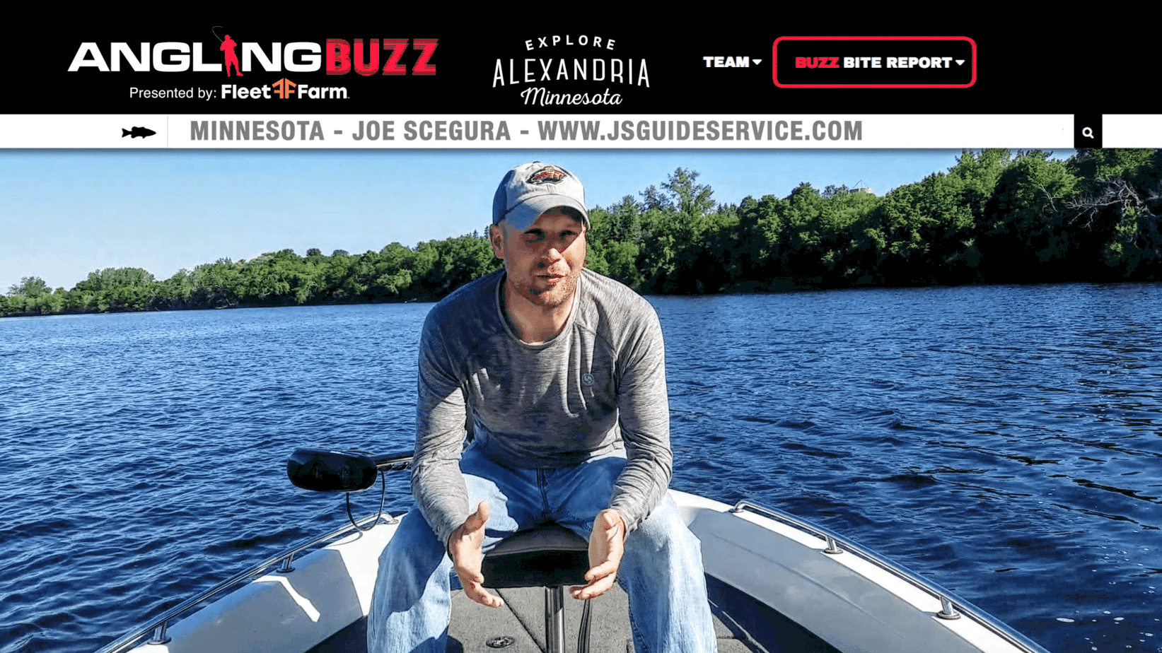 Alexandria Area (MN) Fishing Report Joe Scegura AnglingBuzz
