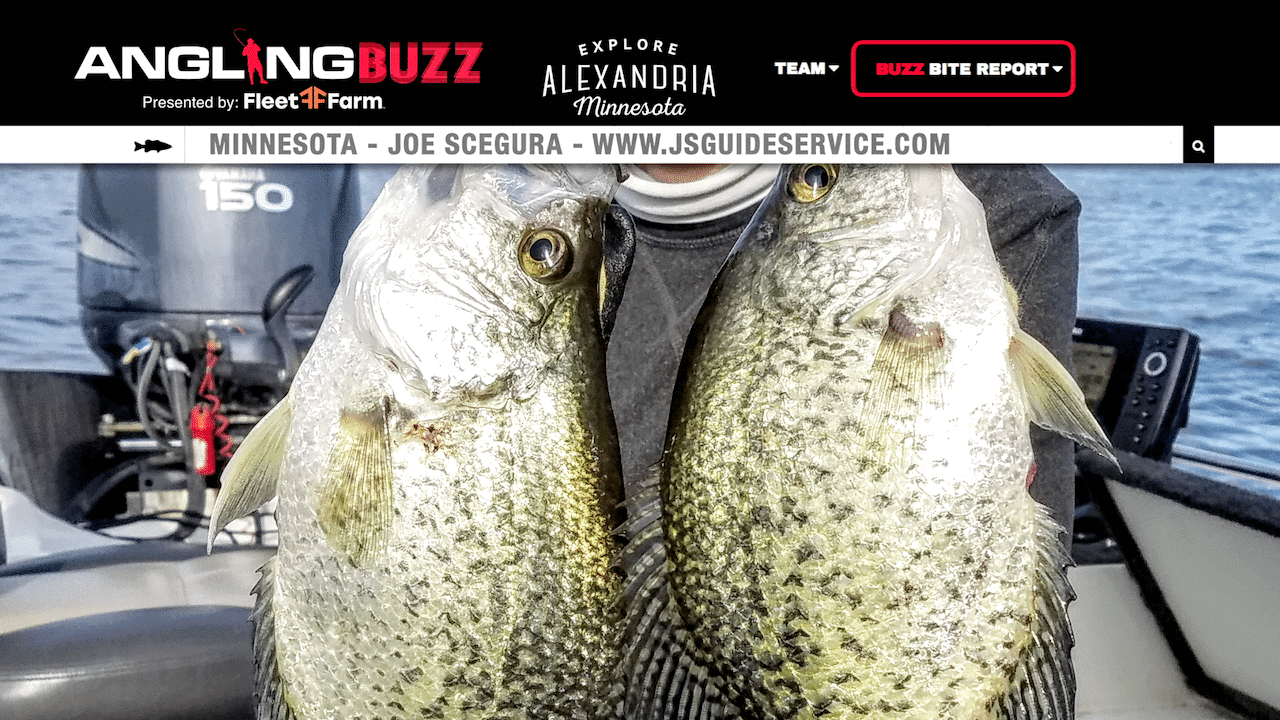 Alexandria Area (MN) Fishing Report Joe Scegura AnglingBuzz
