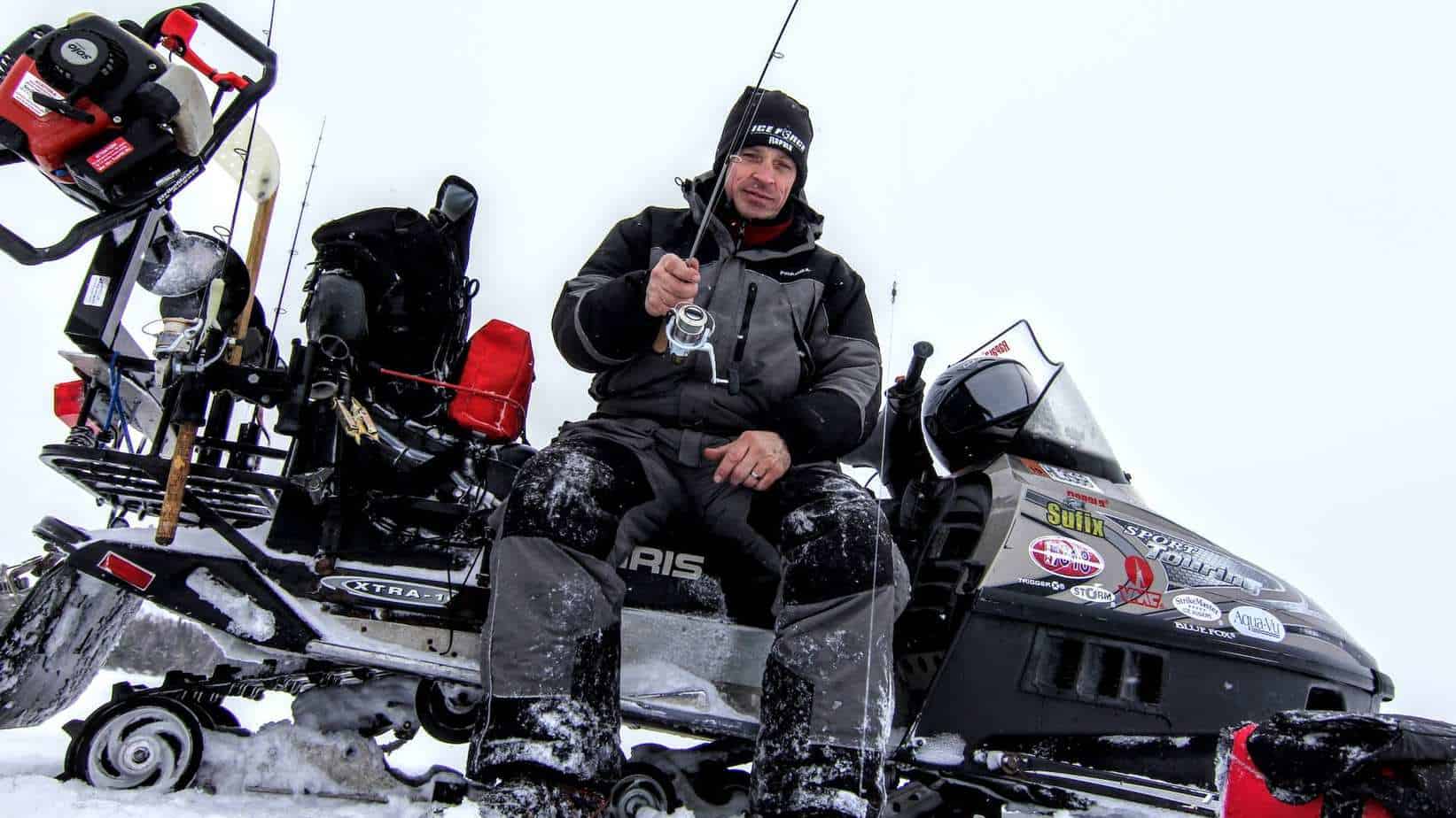 Make your Snowmobile a FISHING MACHINE!!!