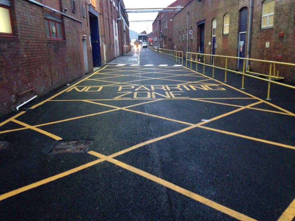 Road Hatched Markings Anglo Liners