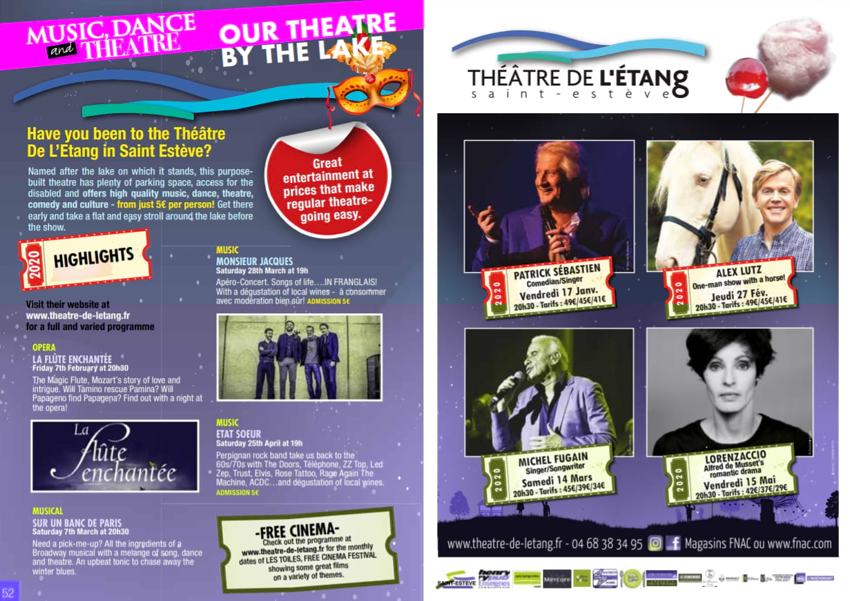 THÉÂTRE DE L'ÉTANG, SAINTESTÈVE PO Life