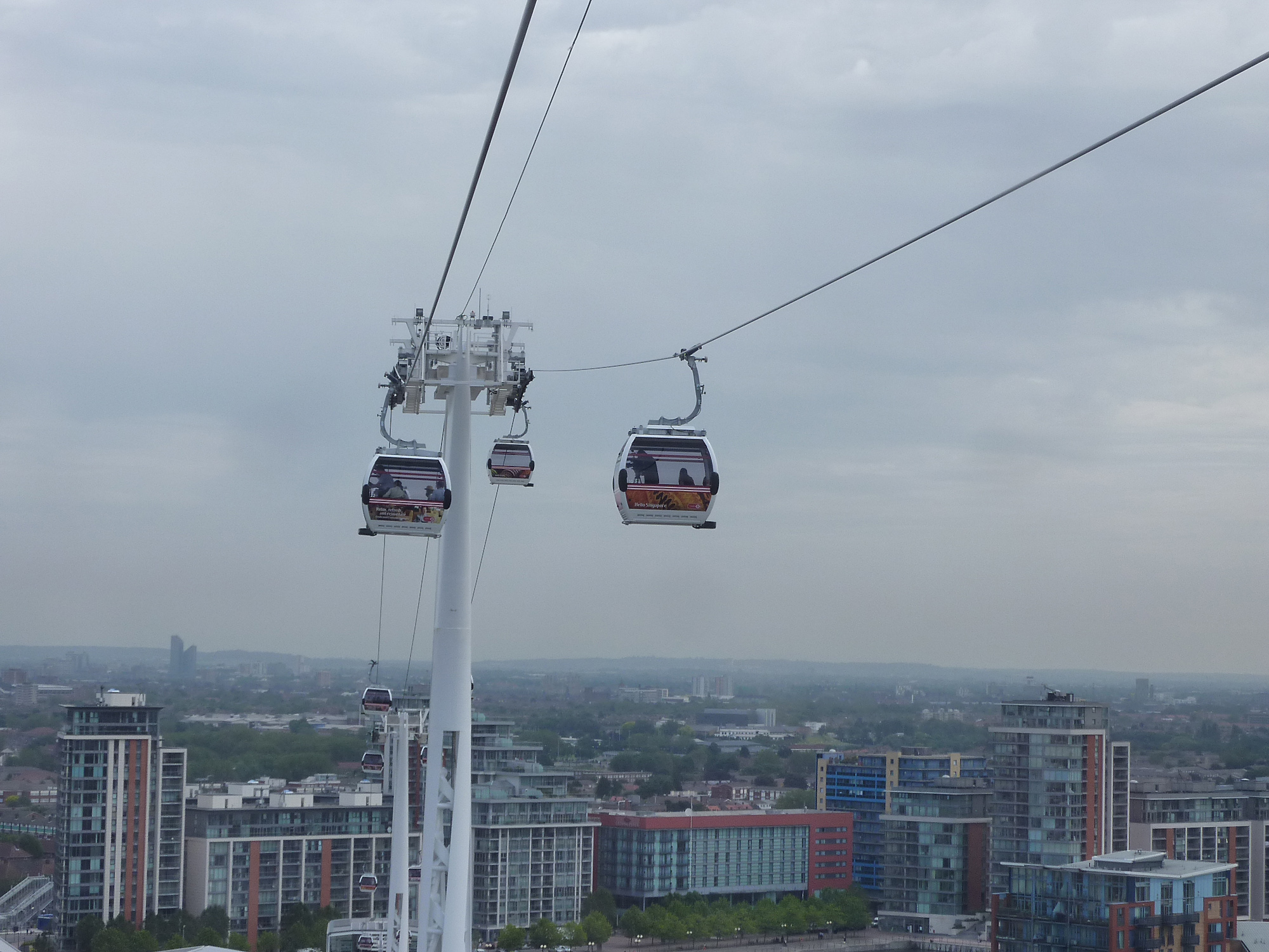 Laura's London Checking out the new Cable Car Over The Thames The