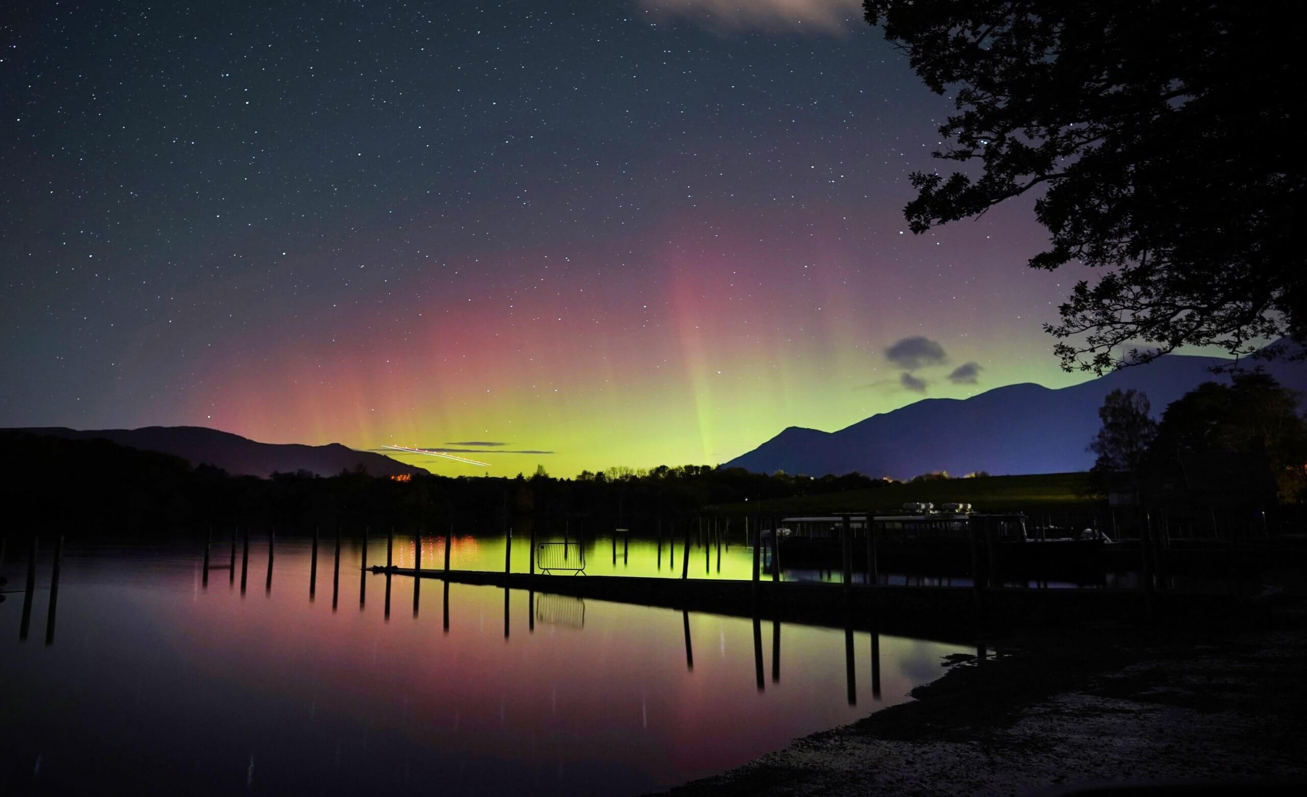 British Stargazers treated to spectacular Northern Lights display as