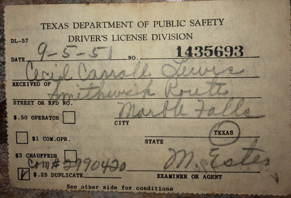 Some History Of Driver’s License In Texas Angora Chronicles