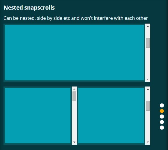AngularJS Directive For Vertical Scrolling With Snap To Functionality