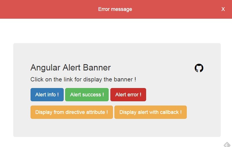 Angular Module For Display Alert As Banner Angular Script