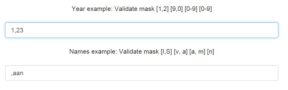 Angular Multi-pattern Mask Directive | Angular Script