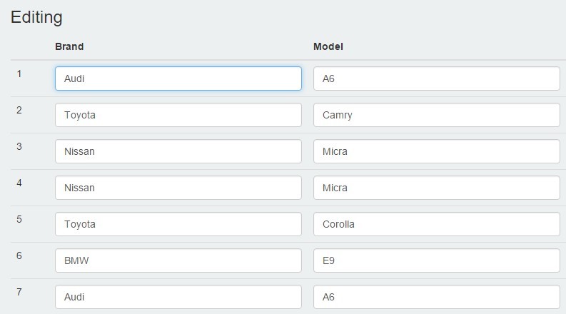 Simple Bootstrap styled Table For AngularJS Angular Script Simple bootstrap styled table for angularjs angular script