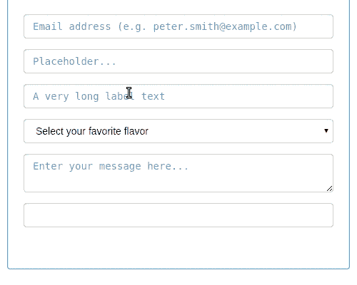 Simple AngularJS Directive For CSS Animated Floating Labels | Angular ...
